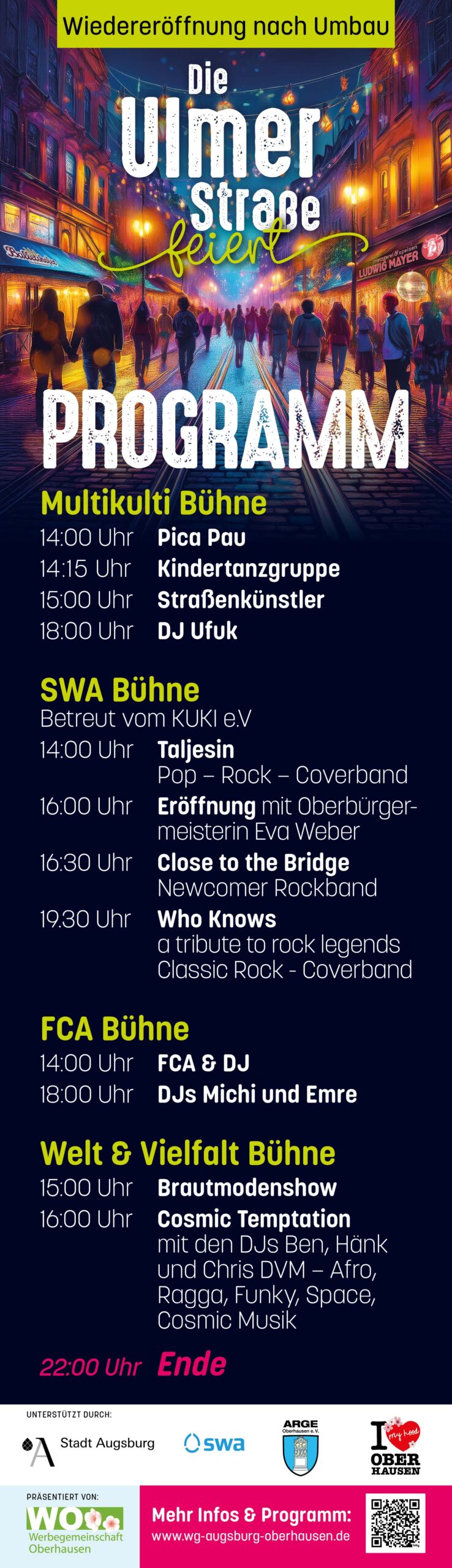 Ulmer Straße feiert Programm